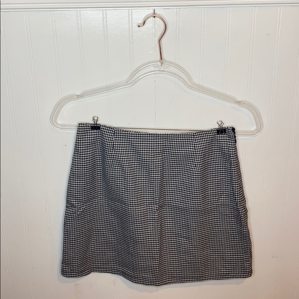 Checkered Mini Skirt